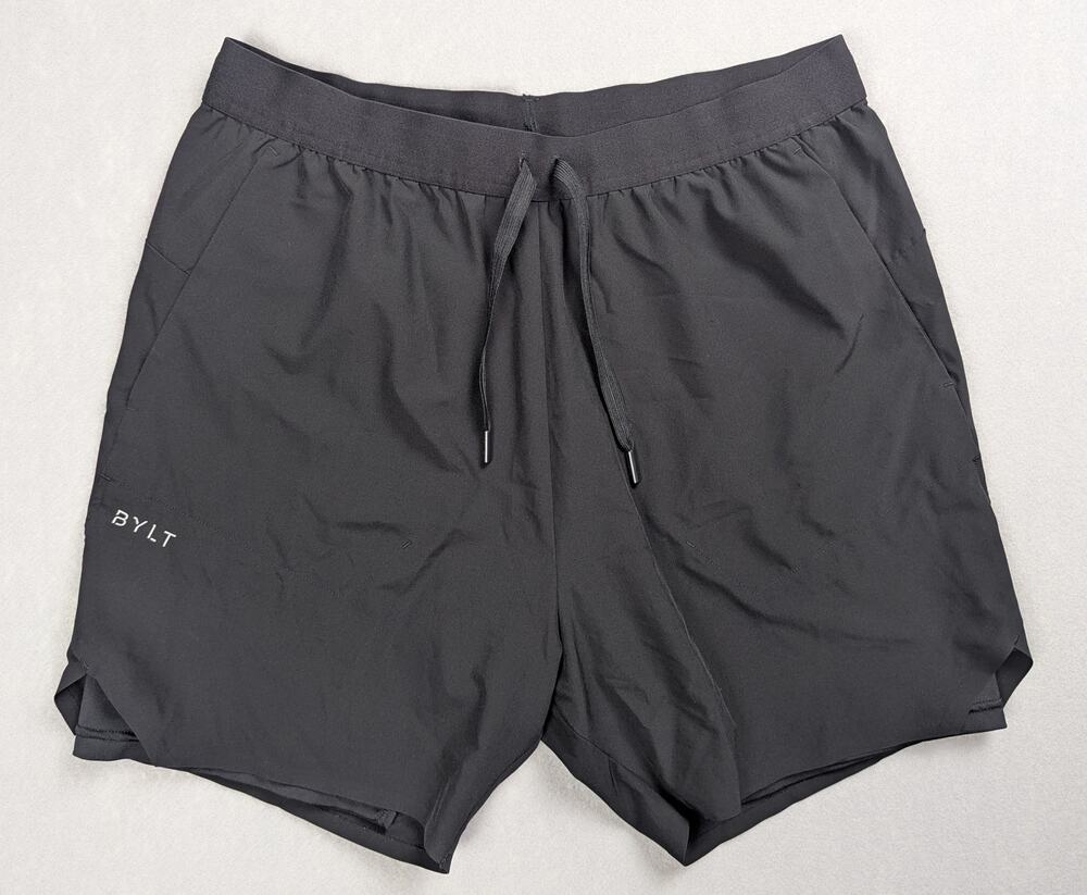 BYLT Premium Basics Swift Linerless Shorts - Black - Size L